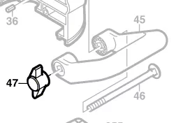 Ecrou oreille réf. 2 610 387 875 BOSCH